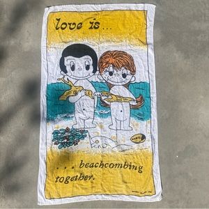 Vintage beach towel